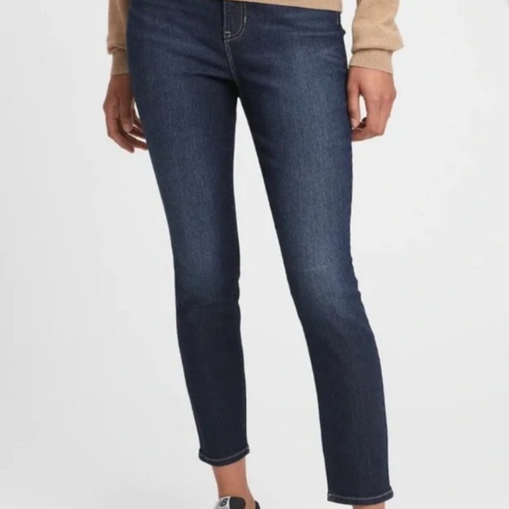 GAP High Rise Dark Wash Favorite Jegging Jeans Size 8/29 #1727